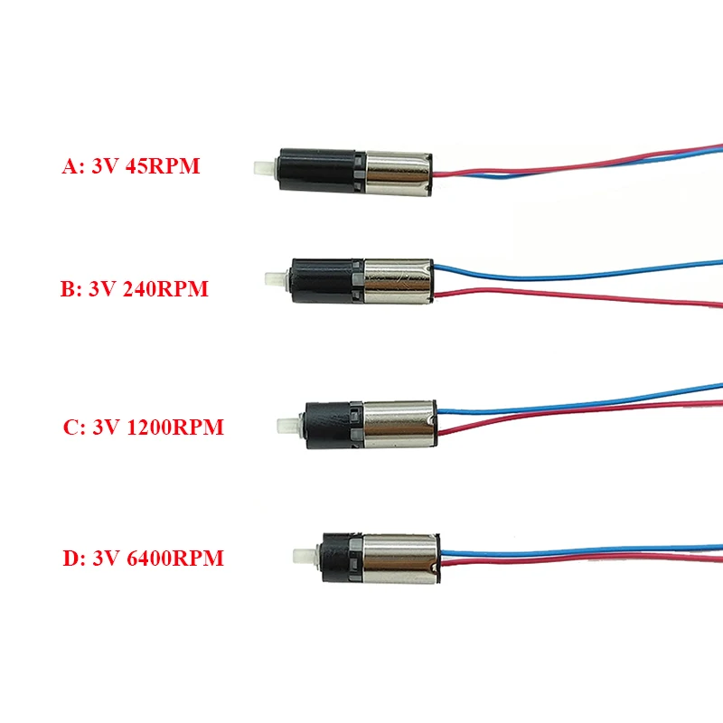 Diy Automation Projects - DC 3V 3.7V 45RPM-6400RPM Mini Tiny