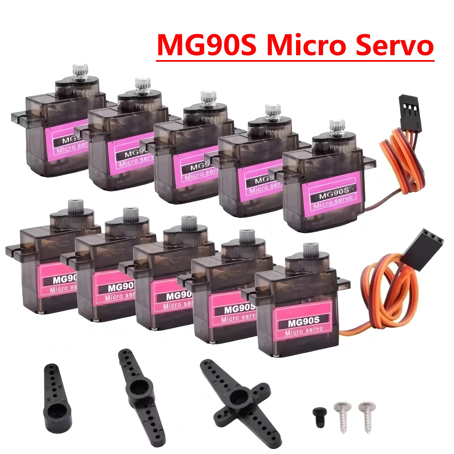 Diy Automation Projects - 4/5/10/20pcs MG90S Micro Servo Motor Metal