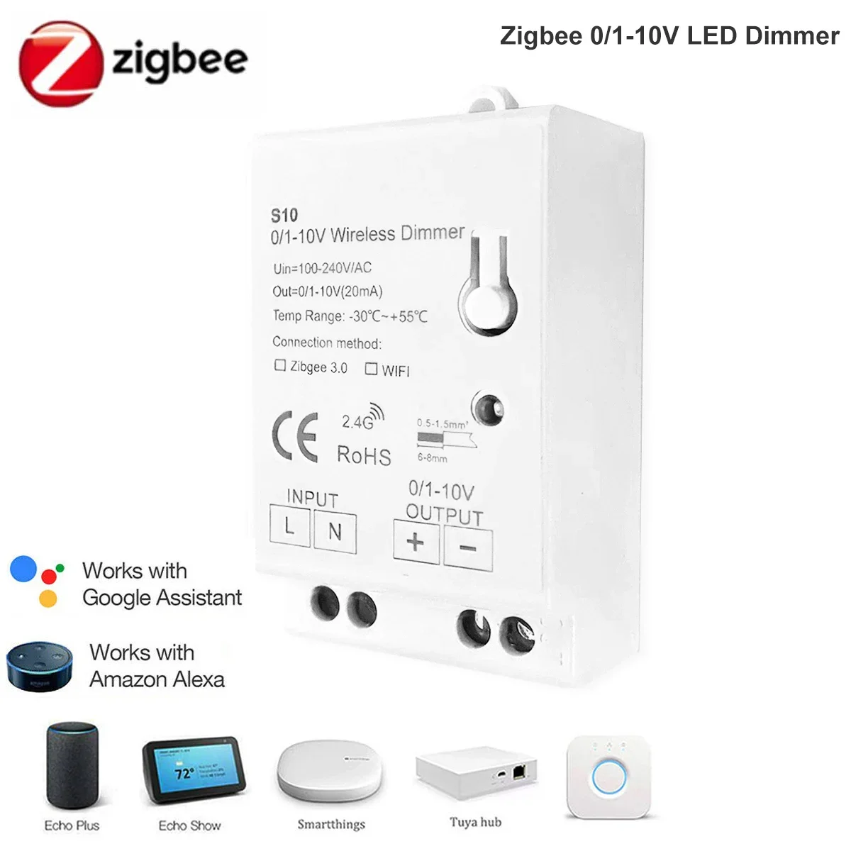 Zigbee 3.0 0-10V 1-10V Dimmer  - огляд і ціна Zigbee Coordinator Stick