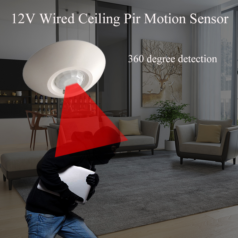 12V Wired PIR Motion Sensor Ce - огляд і ціна Motion Sensor Pir Wired