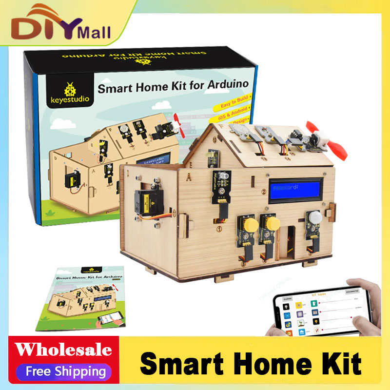 Keyestudio Smart IoT Home Kit  - огляд і ціна Smart Home Automation Diy