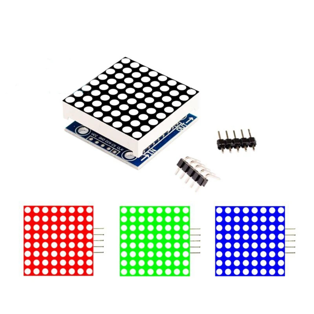 MAX7219 8x8 Dot Matrix Module  - огляд і ціна Rgb Led Matrix 8X8