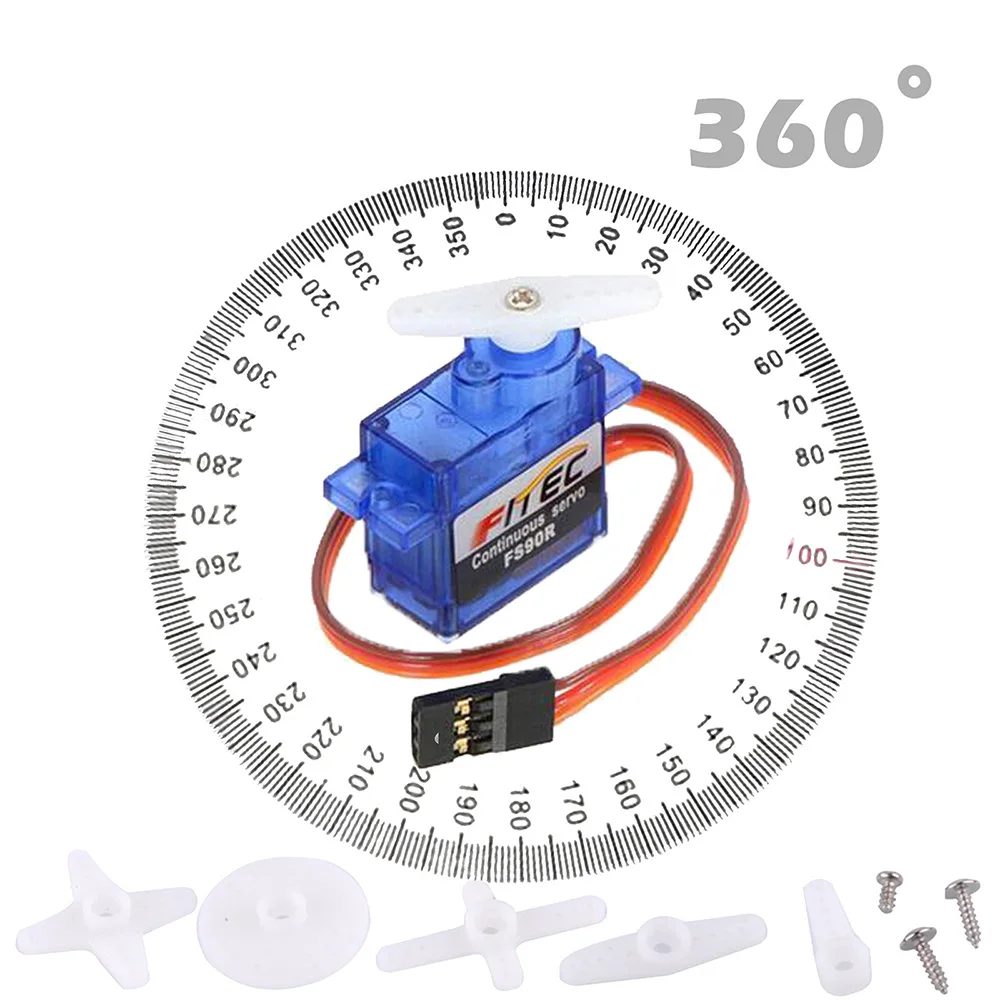 Feetech Mini FS90R Micro Servo - огляд і ціна Diy Automation Projects