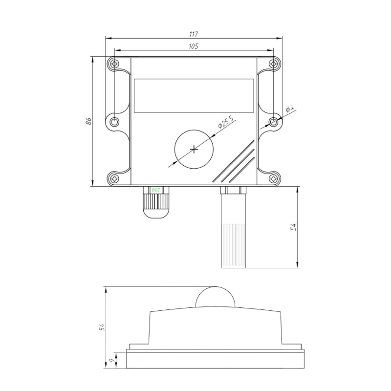 2026 Factory Direct IoT Wall M - огляд і ціна Temperature Humidity Sensor