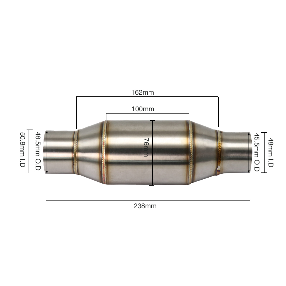ZSDTRP 51MM Motorcycle Catalys - огляд і ціна Ir Blaster Universal