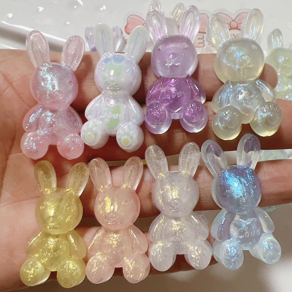 Glitter Rabbit Charm 10pcs Gli - огляд і ціна Diy Automation Projects