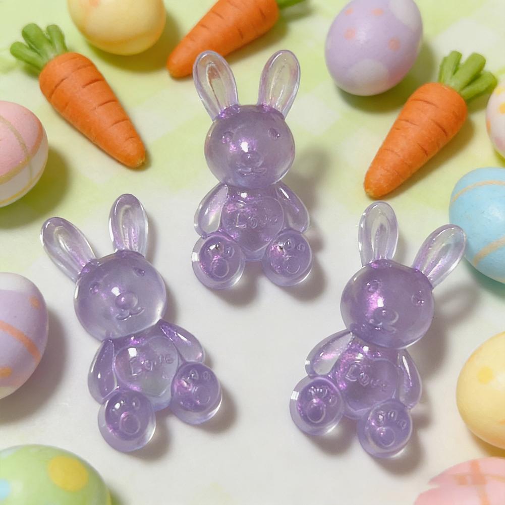 Glitter Rabbit Charm 10pcs Gli - огляд і ціна Diy Automation Projects
