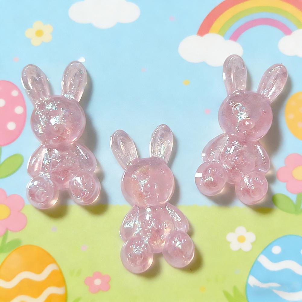 Glitter Rabbit Charm 10pcs Gli - огляд і ціна Diy Automation Projects