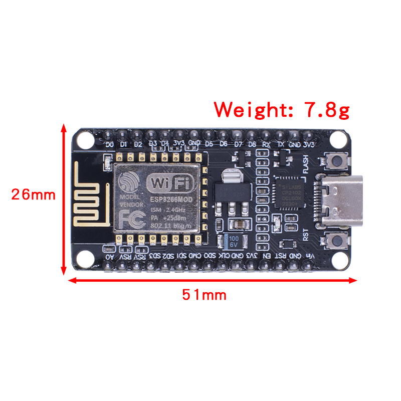 Wireless Module NodeMCU CP2102 - огляд і ціна Esp8266 Nodemcu Board