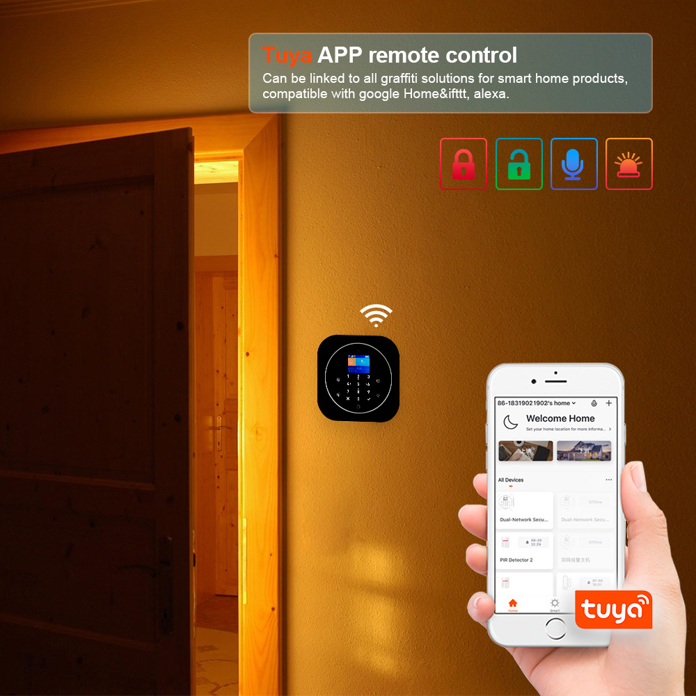 KERUI G12 Wireless Tuya Home A - огляд і ціна Smart Home Automation Diy