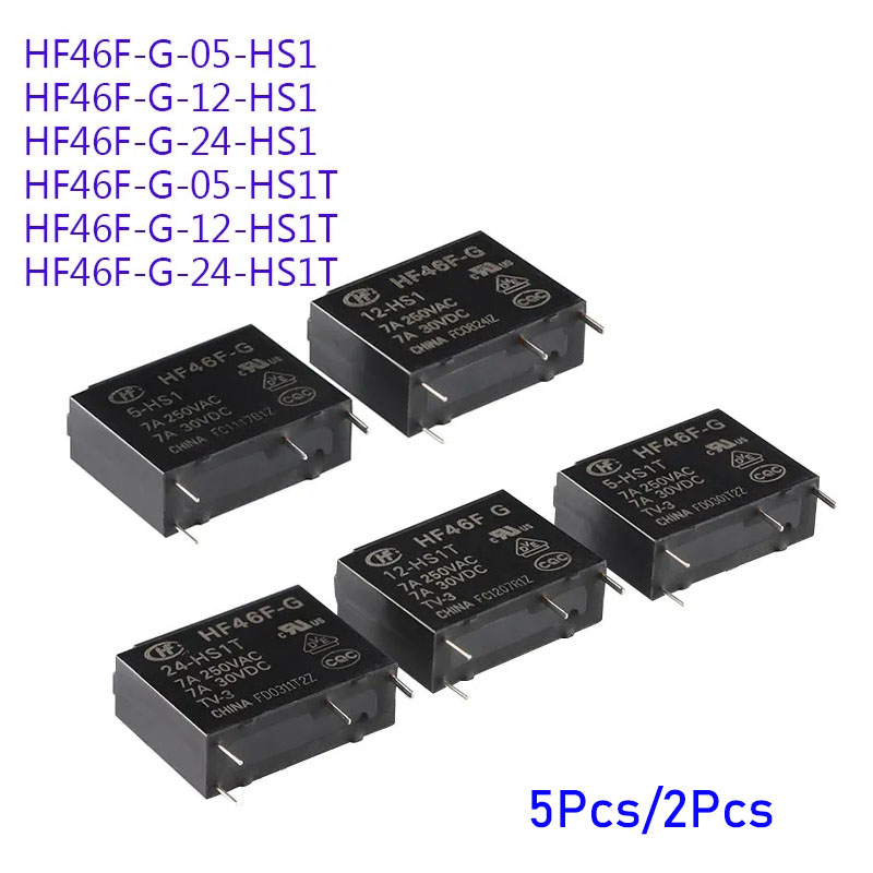 5Pcs/1pc HF46F Relay HF46F-G 0 - огляд і ціна Shelly Relay Module