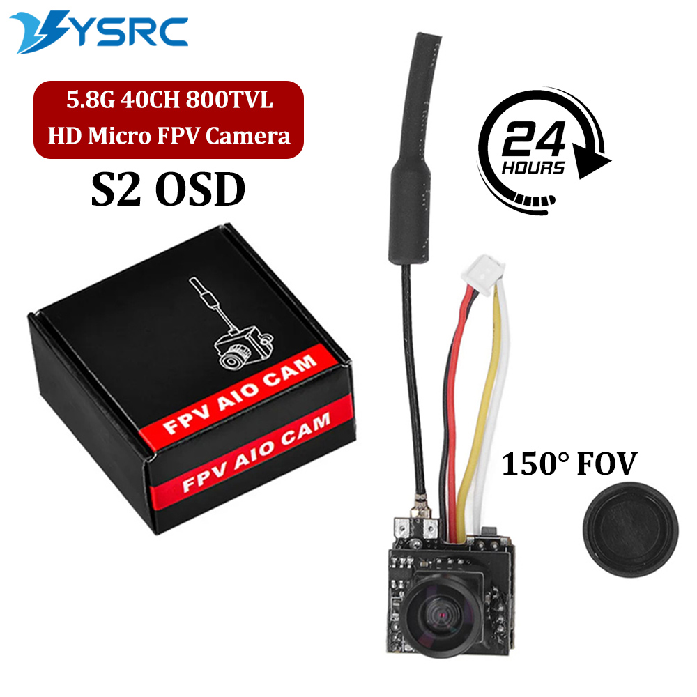 FPV RC Micro Camera S2 OSD AIO - огляд і ціна Diy Automation Projects